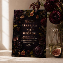 Romance Enraizado Mal-humorado Burgundy Floral Cas