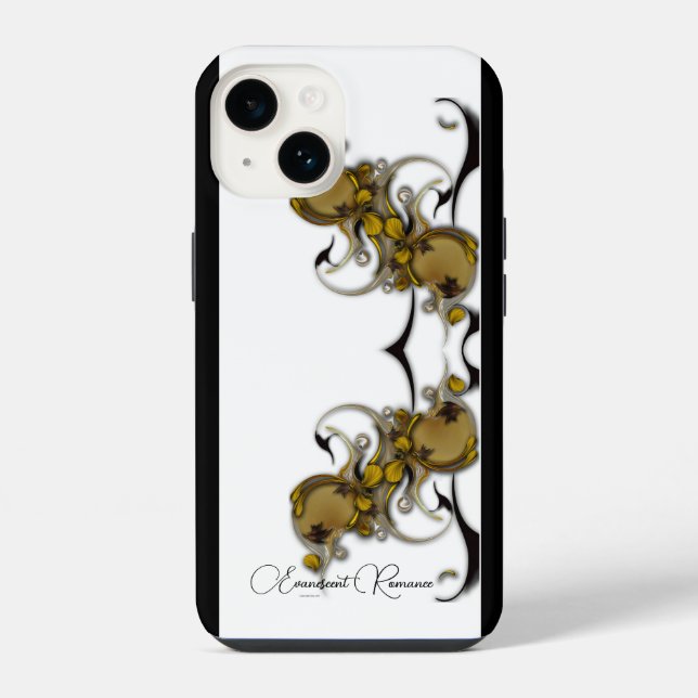 "Romance Evanescente", capa para Apple iPhone 14 (Verso)