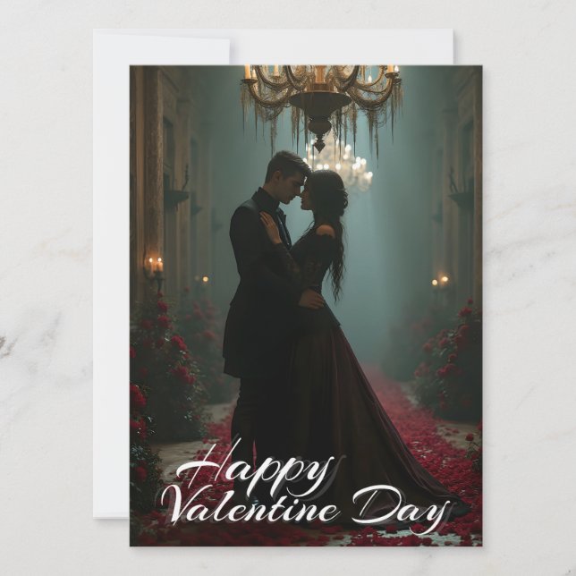 Romance no Rosa para o Dia de os namorados (Frente)