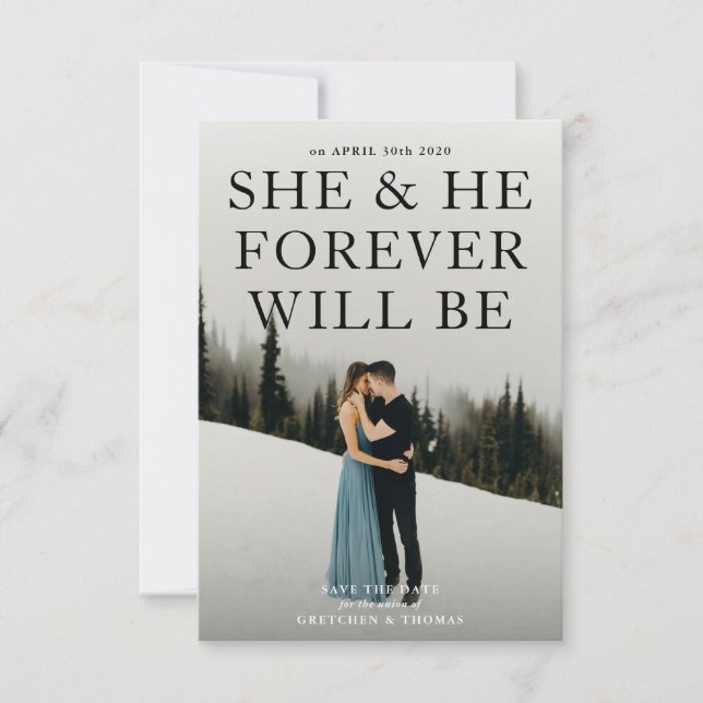 Romance Novo Salve o Anúncio de Data (Frente)