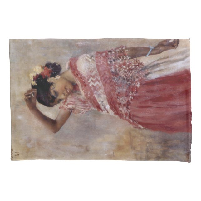 Romani Gypsy Woman Dancing (por Albert Edelsense) (Frente-Esquerda)