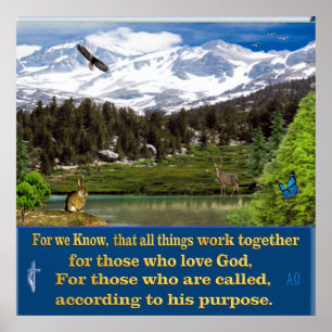 Romanos 8:28 poster