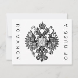 ROMANOV DA RÚSSIA Cartão Postal