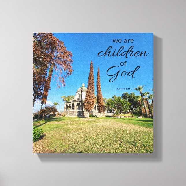 Romans 8:16 Canvas Print | Children of God (Frente)