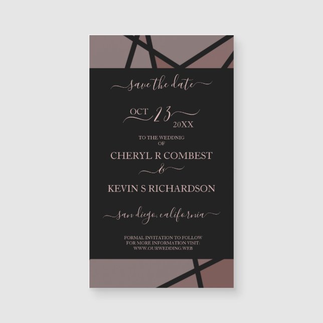 Romantic Stained Glass Imitation for Wedding (Frente)