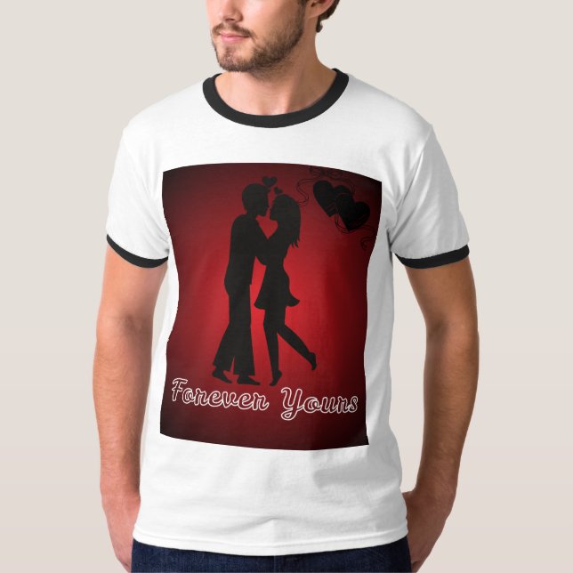 Romantic Valentine’s Day Love T-Shirt (Frente)