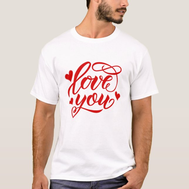 Romantic Valentine’s Day Quote T-Shirt (Frente)