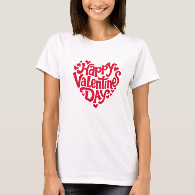 Romantic Valentine’s Day Quote T-Shirt (Frente)