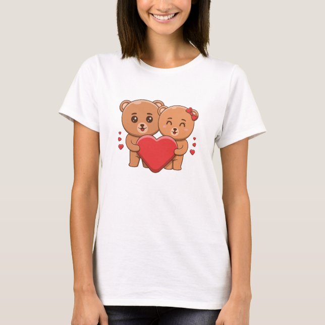 Romantic Valentine’s Day Quote T-Shirt (Frente)