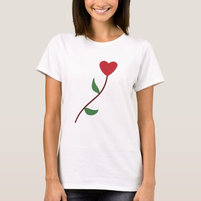 Romantic Valentine’s Day Quote T-Shirt (Frente)