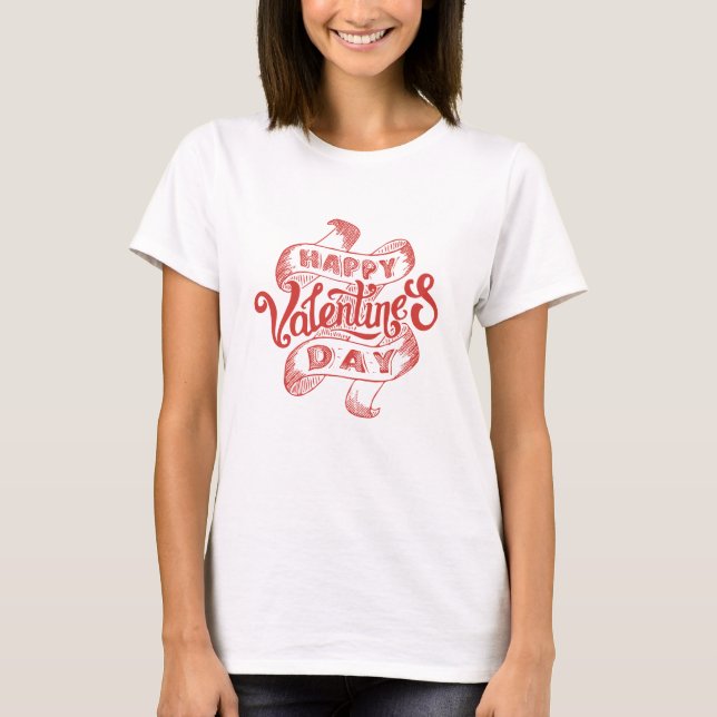 Romantic Valentine’s Day Quote T-Shirt (Frente)