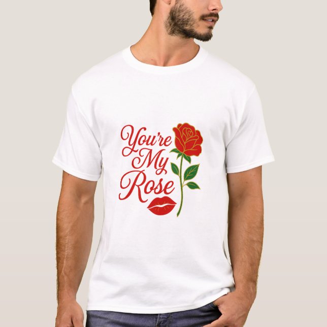 Romantic Valentine’s Day T-Shirt (Frente)