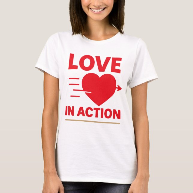 Romantic Valentine’s Day T-Shirt (Frente)