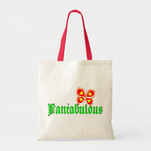 ♔Romântica-Borboleta Fantabulosa Bolsa Tote Econôm