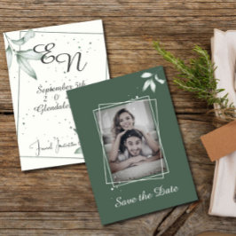 Romântica Deixa o convite de fotos de data salvar