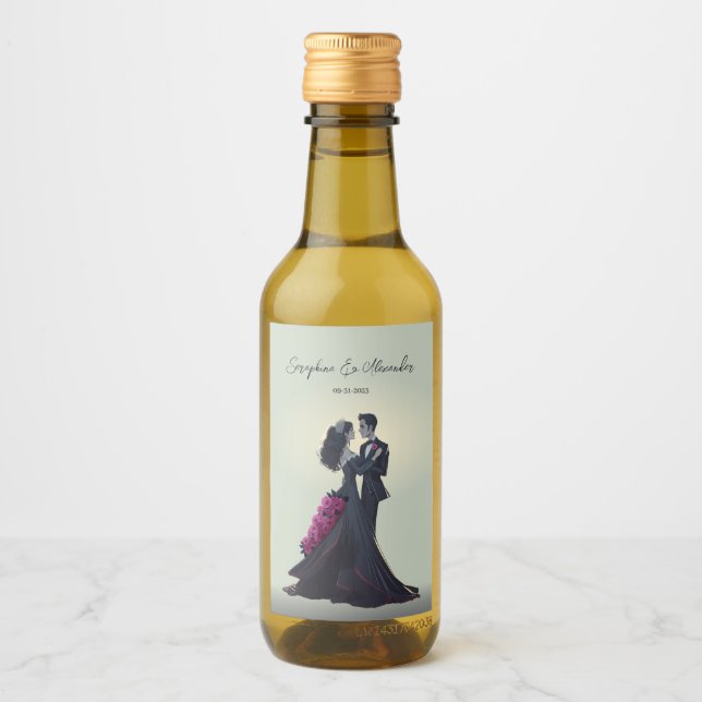Romântica Gothic Amam Casamento Elegante (Frente)