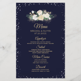 Romântica Menu de Casamento da Terra Maravilha de