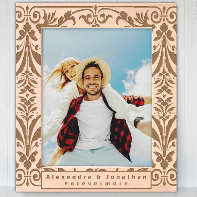 Romântica Padrão Floral Novo Casamento (Criador carregado)