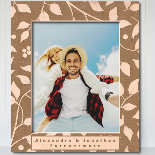 Romântica Padrões de Folha Recém-Casados (Criador carregado)