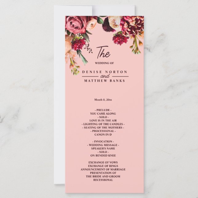 Romântico crisântemo em cor-de-rosa (Frente)