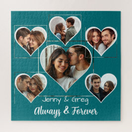 Romântico Modelo de Fotografia Seis Quebra-cabeça