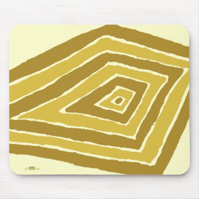 Romboidal amarillo. Mousepad (Frente)
