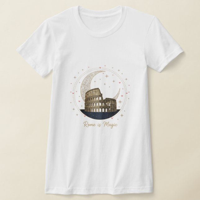 Rome is Magic T-Shirt - Elegant Colosseum (Postura )