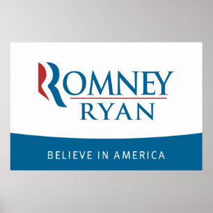 Romney Ryan Acredita no Poster americano