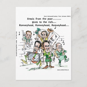 RomneyHood Funny Oferece Cartões De Camisetas De M