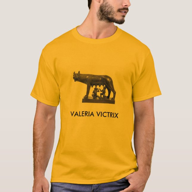 Romulus e Remus. Valeria Victrix. T-shirt (Frente)