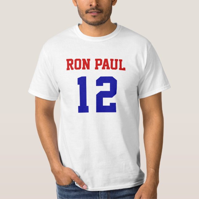 RON PAUL 12 VALOR T-SHIRT (Frente)