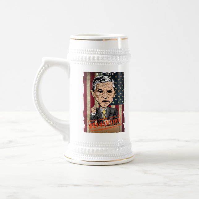 RON PAUL CANECA DE CERVEJA DA CERVEJA DE 2012 (Esquerda)