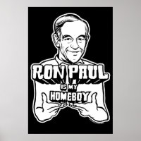 Ron Paul É O Meu Poster Ficar em casa