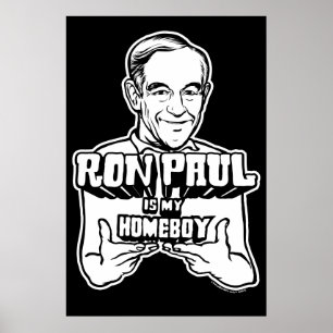 Ron Paul É O Meu Poster Ficar em casa