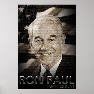 Ron Paul para a Poster da campanha do Presidente 2