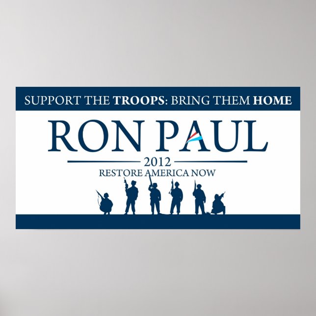 Ron Paul para a Poster da campanha do Presidente 2 (Frente)