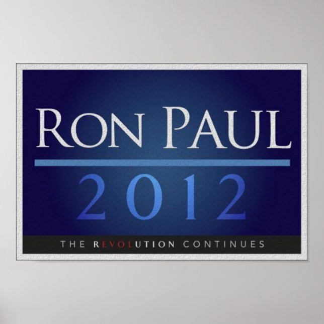 Ron Paul para a Poster da campanha do Presidente 2 (Frente)