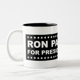 Ron Paul para o presidente 2012 caneca