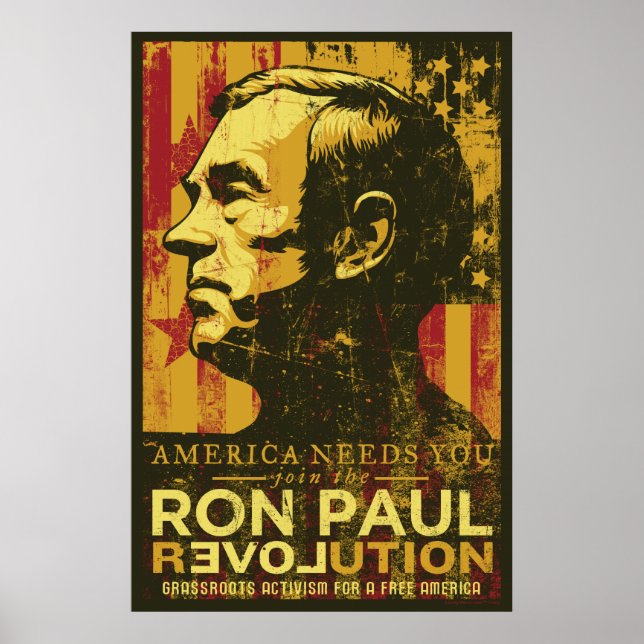 Ron Paul Revolution Poster (Frente)
