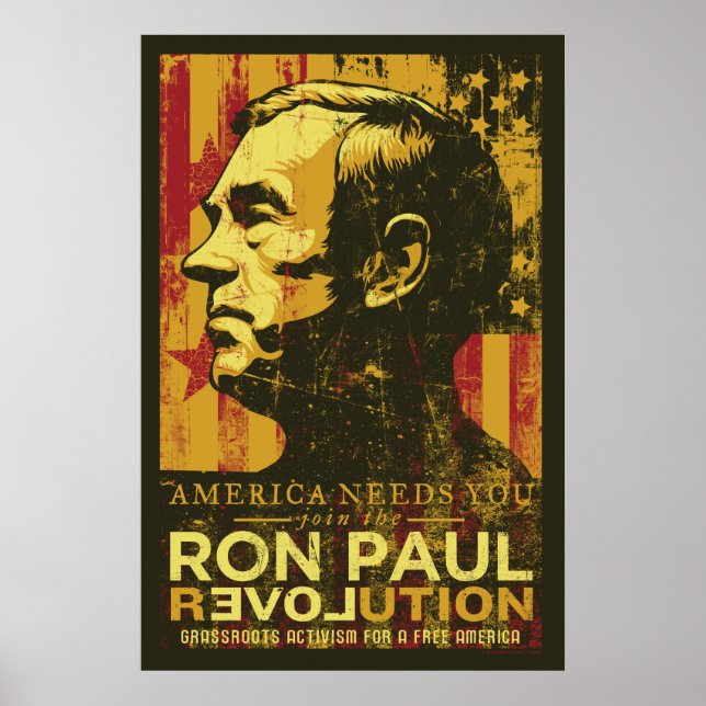 Ron Paul Revolution Poster (Frente)