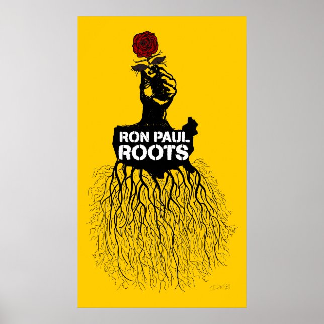 Ron Paul Roots Impressão (Frente)