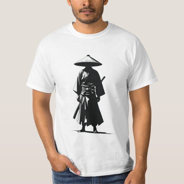 Ronin Spirit - Minimalist Samurai T-Shirt (Frente)