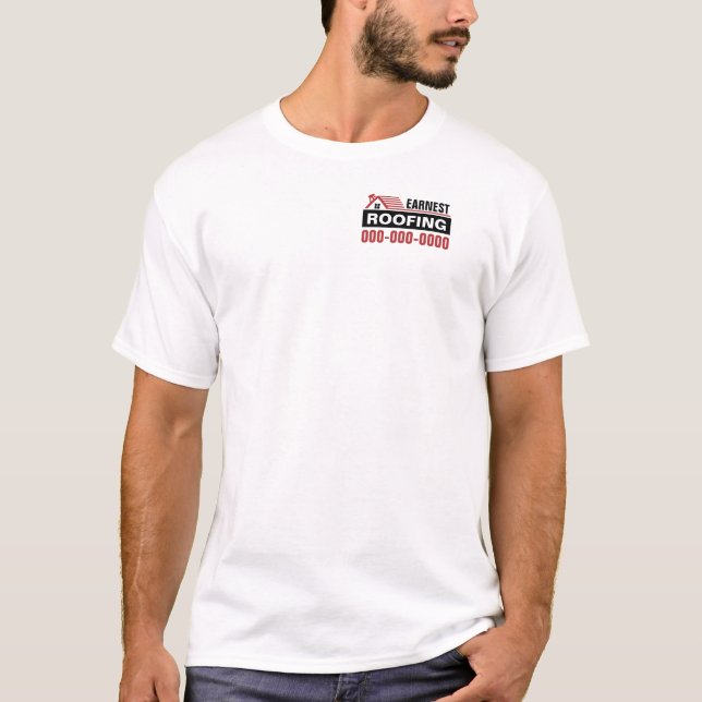 Roofing Light Colors T-Shirt (Frente)