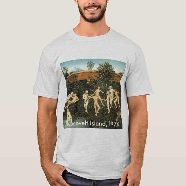 Roosevelt Ilha, 1976, desaba o t-shirt (Frente)