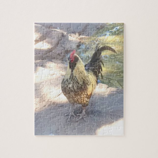 Rooster Jigsee Quebra-cabeça (Vertical)