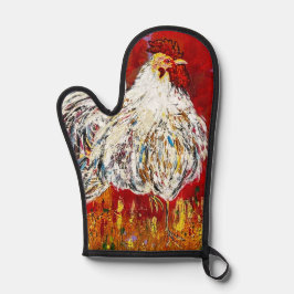 Rooster Oven Mitt