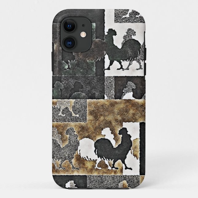 Rooster Vintage #2 - capas de iphone (Verso)