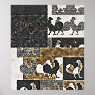 Rooster Vintage 2 Posters