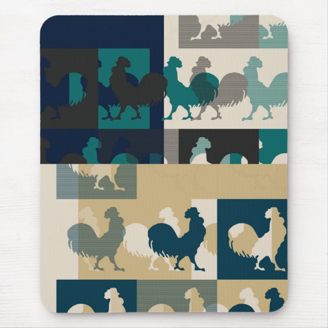 Rooster Vintage - Mousepad (Frente)