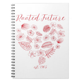 Rooted Future est. 1965 Caderno de Fotos Espiral